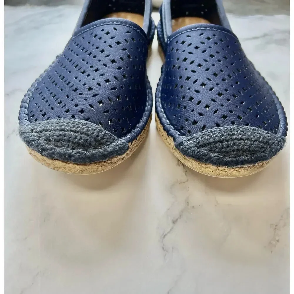 Sea Star Shoe Women Size 6 Espadrilles Cap Toe Mesh Casual Slip On Resort Cruise - Picture 5 of 10